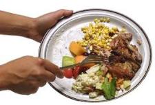 food plate waste